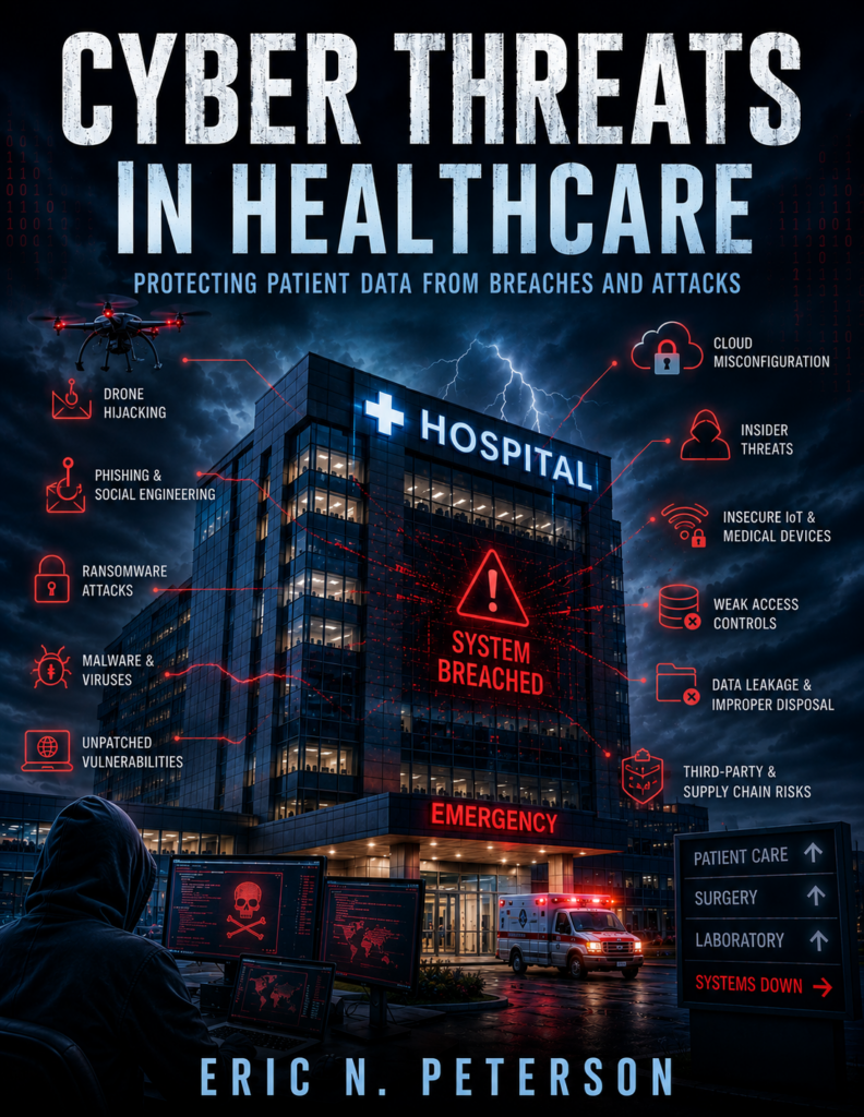 Cyber Threats in Healthcare: Protecting Patient Data from Breaches and Attacks eBook cover